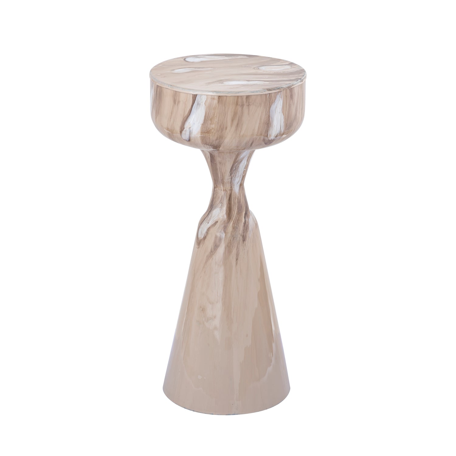 Maran Cream Round Bijzettafel Small PTMD - Bijzettafel - PTMD - livinglovely.nl