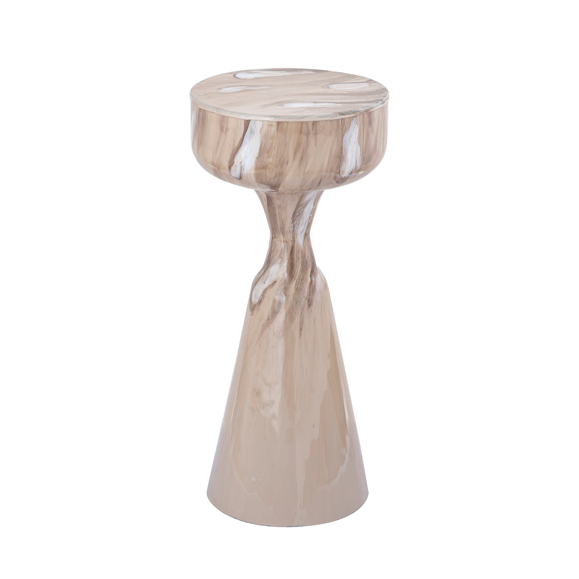 Maran Cream Round Bijzettafel Small PTMD - Bijzettafel - PTMD - livinglovely.nl
