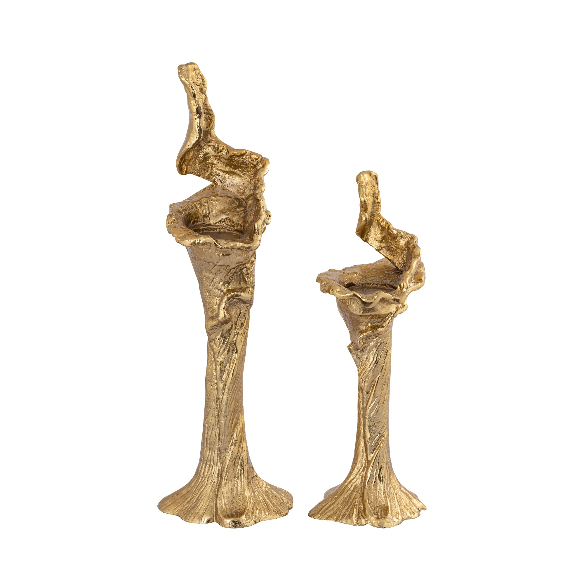 Mataly Gold Kaarshouder Large PTMD - Kandelaar - PTMD - livinglovely.nl