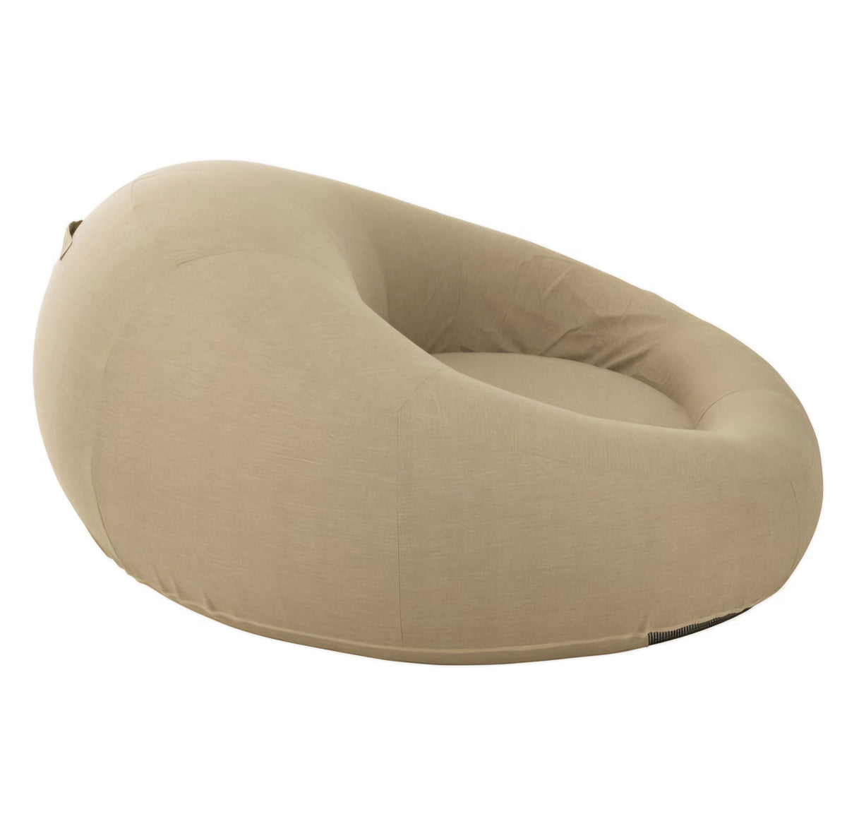Matras Donut Polyethyleen Beige - Ligbed - J-Line - livinglovely.nl