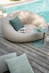Matras Donut Polyethyleen Grijs - Ligbed - J-Line - livinglovely.nl