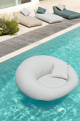 Matras Donut Polyethyleen Grijs - Ligbed - J-Line - livinglovely.nl