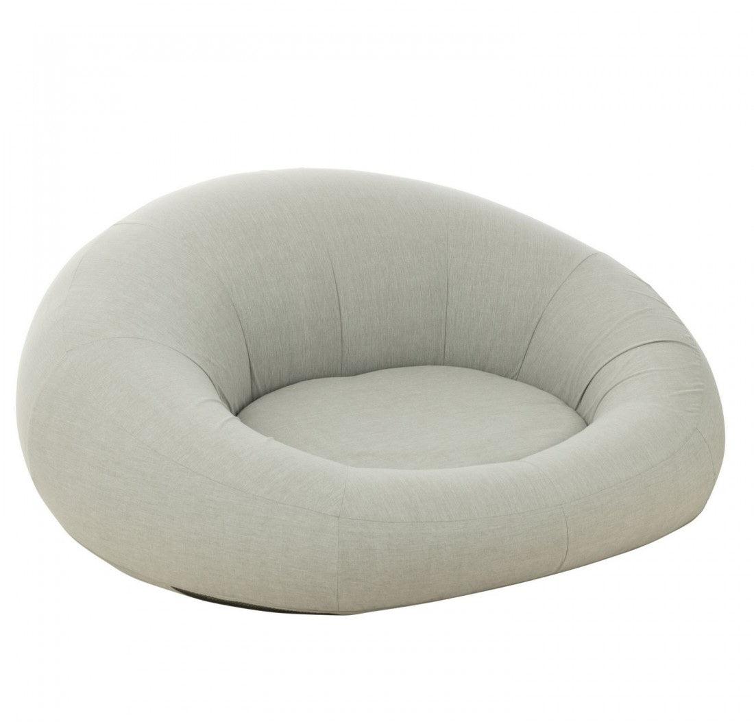 Matras Donut Polyethyleen Grijs - Ligbed - J-Line - livinglovely.nl