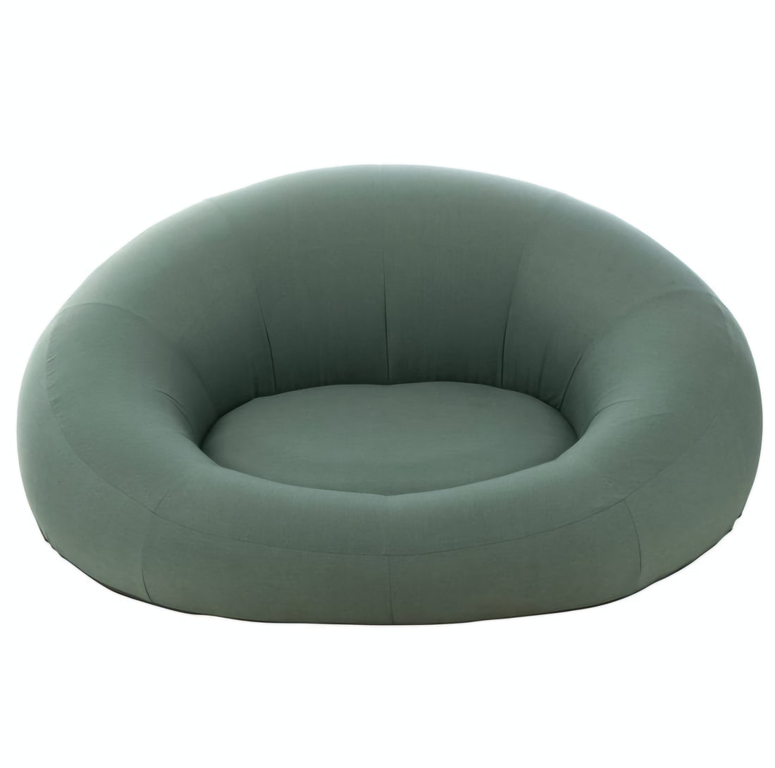 Matras Donut Polyethyleen Groen - Ligbed - J-Line - livinglovely.nl