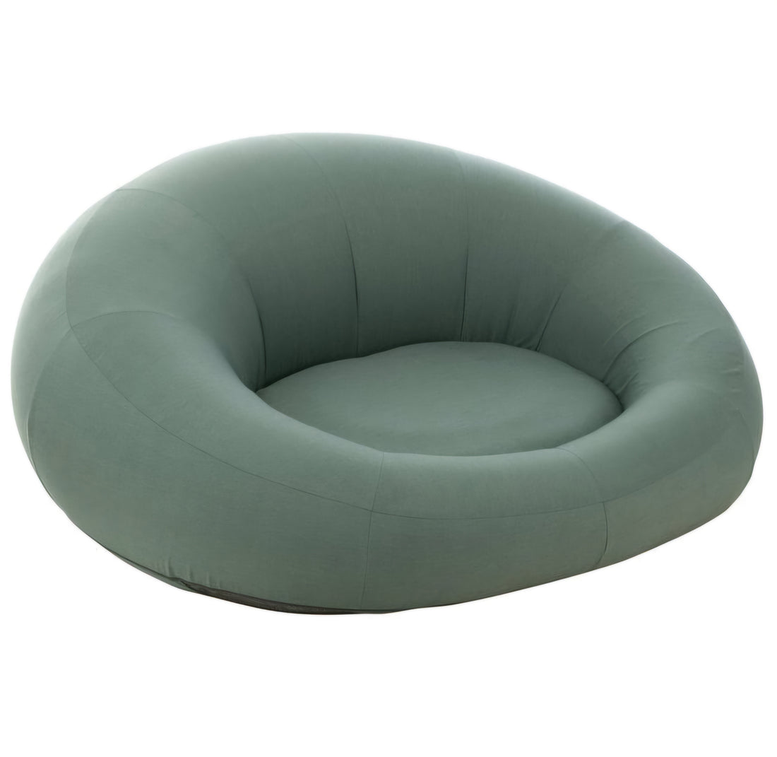 Matras Donut Polyethyleen Groen - Ligbed - J-Line - livinglovely.nl