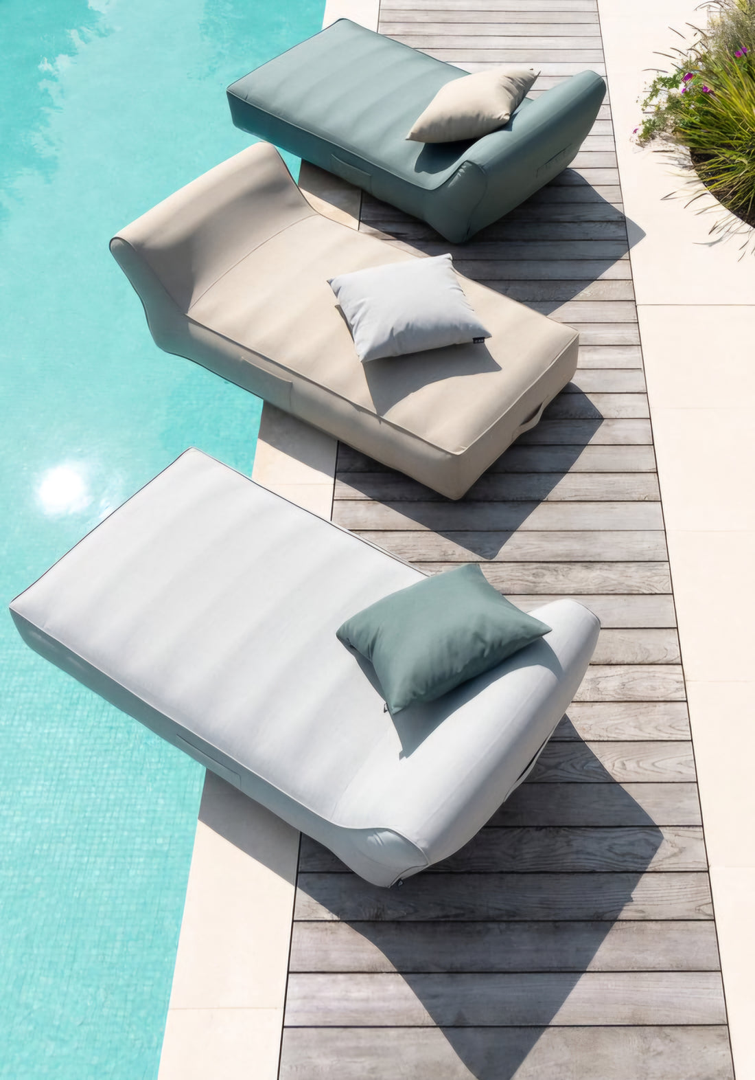 Matras Helene Polypropyleen Beige - Ligbed - J-Line - livinglovely.nl