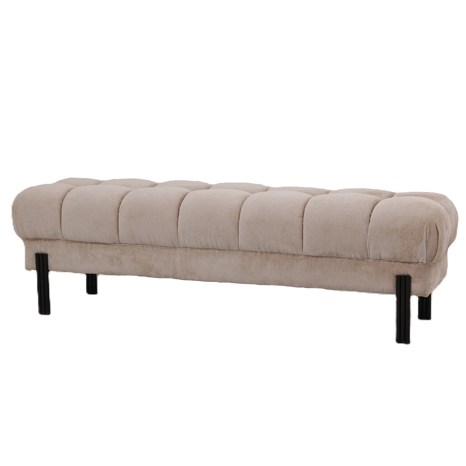 Melbourne Bench 160x47x48cm Beige PTMD - Bankje - PTMD - livinglovely.nl