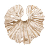 Merial Wandpaneel Lotusblad Large van PTMD, productfoto van het wandpaneel vanuit een andere hoek