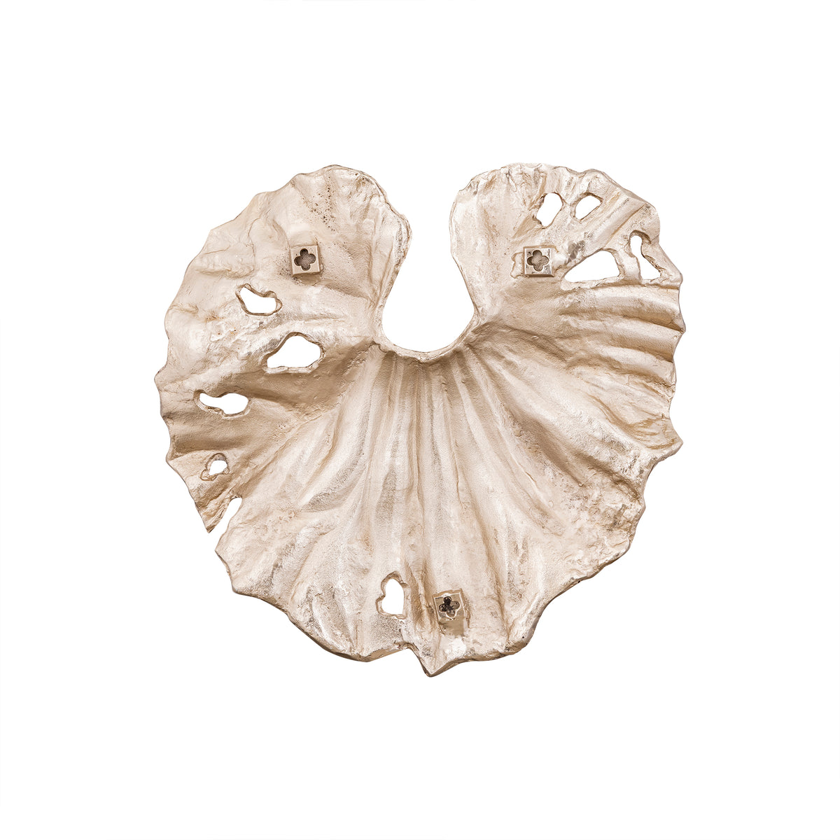 Merial Wandpaneel Lotusblad Medium van PTMD, productfoto van het wandpaneel vanuit een andere hoek
