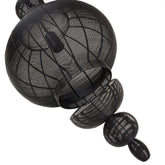 Merri Black iron hanging lamp drop design PTMD - Hanglamp - PTMD - livinglovely.nl