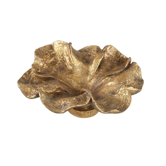 Meryla Decoratieve Schaal - 49 x 47 x 22 cm - Polyresin - Goud PTMD , Schaal , PTMD , livinglovely.nl