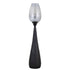 Midi Mango Wood Stormlight Smoke Glass Black Large PTMD - Kandelaar - PTMD - livinglovely.nl