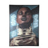 Muniba Liver Black Polyester Painting Woman Large PTMD - Schilderij - PTMD - livinglovely.nl