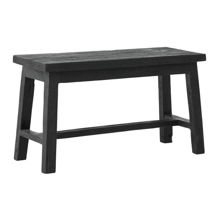 Must Living Bank Trinity Zwart 80cm - Bankje - MUST Living - livinglovely.nl