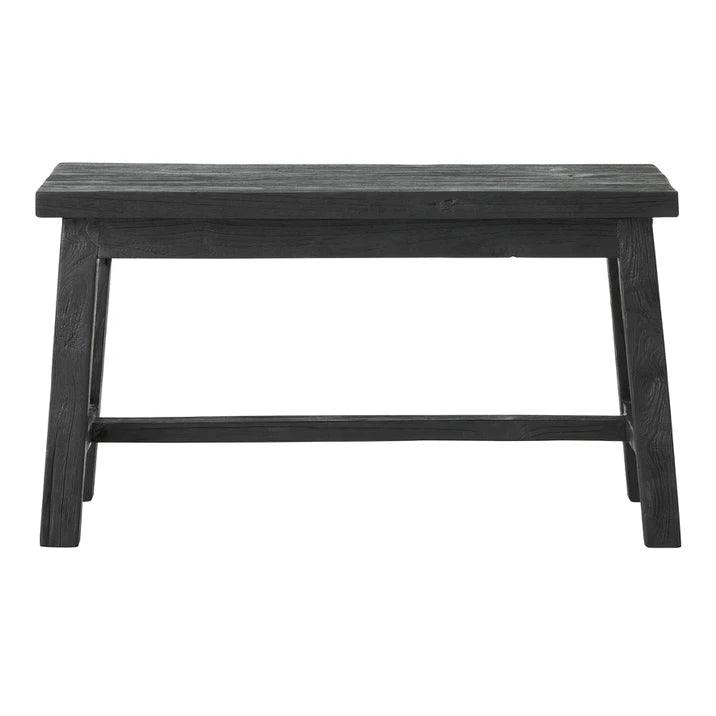 Must Living Bank Trinity Zwart 80cm - Bankje - MUST Living - livinglovely.nl