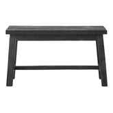 Must Living Bank Trinity Zwart 80cm - Bankje - MUST Living - livinglovely.nl