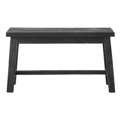 Must Living Bank Trinity Zwart 80cm - Bankje - MUST Living - livinglovely.nl