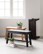 Must Living Bank Trinity Zwart - Bankje - MUST Living - livinglovely.nl