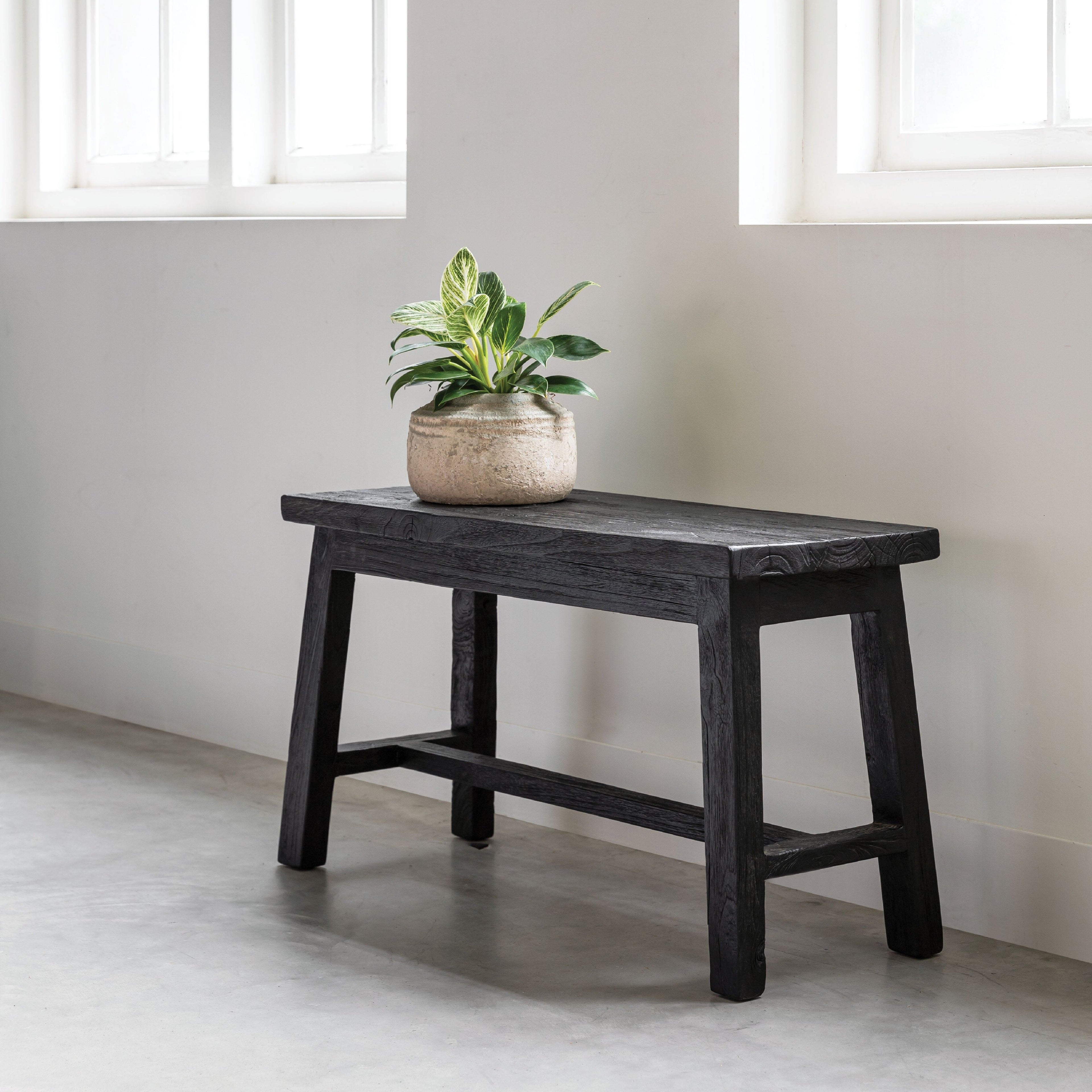 Must Living Bank Trinity Zwart - Bankje - MUST Living - livinglovely.nl