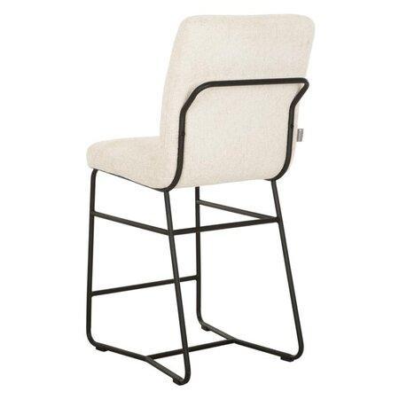 Must Living Bar Kruk Zola Glossy Naturel - Barkruk - MUST Living - livinglovely.nl