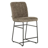 Must Living Barstoel Chenille Zola - Barkruk - MUST Living - livinglovely.nl