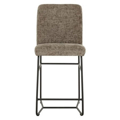 Must Living Barstoel Chenille Zola - Barkruk - MUST Living - livinglovely.nl