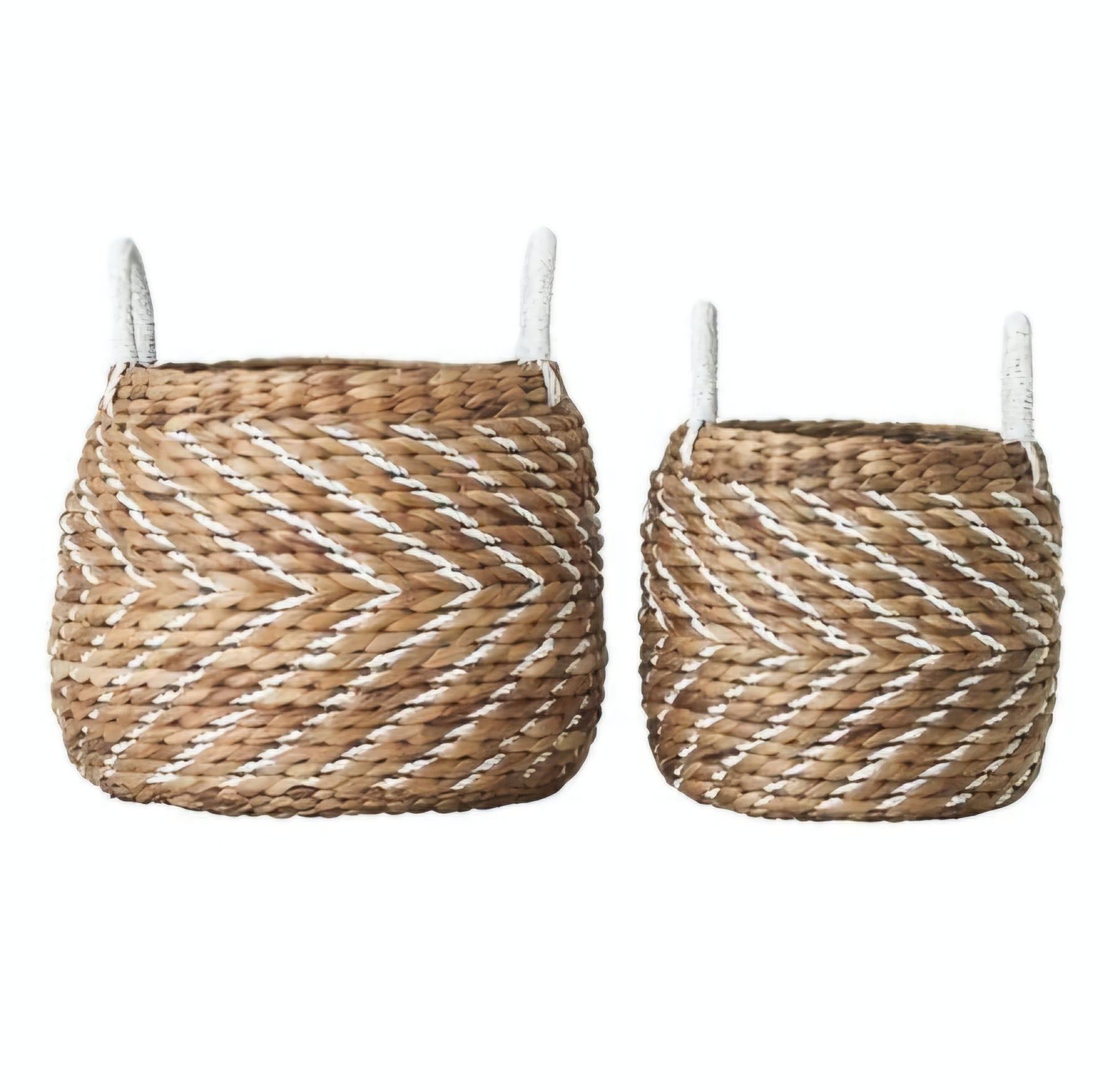 Must Living Carlos Manden abaca - Set van 2 - Mand - MUST Living - livinglovely.nl