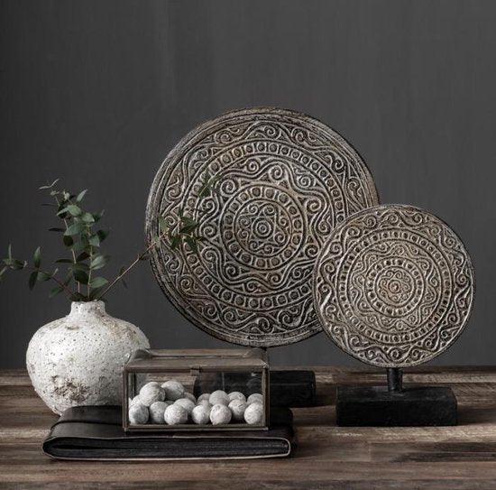 Must Living Decoratief Ornament op Voet Set van 2 , Ornament , Must Living , livinglovely.nl