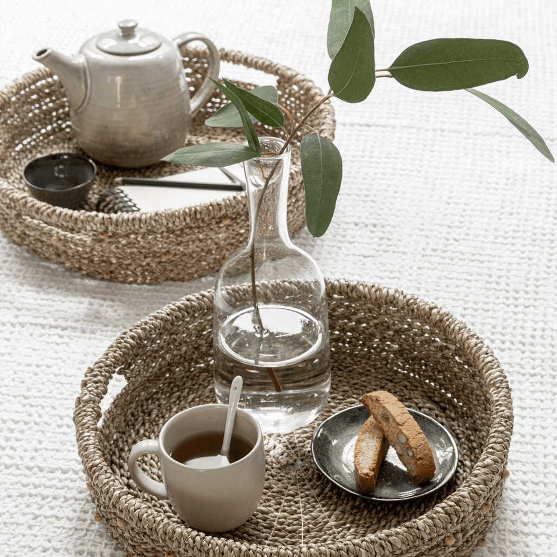 MUST Living Dienblad Lagos Set van 2 - Dienblad - MUST Living - livinglovely.nl