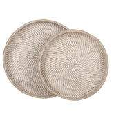 MUST Living Dienblad Saint Barths Rond Set van 2 - Dienblad - MUST Living - livinglovely.nl