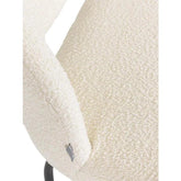 Must Living Eetkamerbank Bloom Bouclé Naturel 190cm - Eetkamerbank - MUST Living - livinglovely.nl