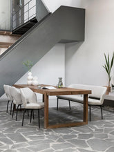 Must Living Eetkamerbank Bloom Polaris Naturel 150cm - Eetkamerbank - MUST Living - livinglovely.nl