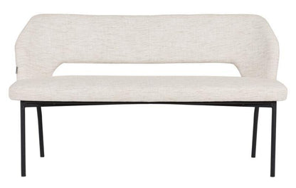 Must Living Eetkamerbank Bloom Polaris Naturel 150cm - Eetkamerbank - MUST Living - livinglovely.nl