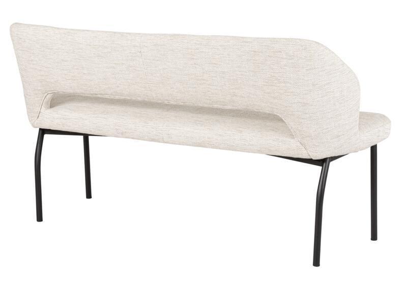 Must Living Eetkamerbank Bloom Polaris Naturel 150cm - Eetkamerbank - MUST Living - livinglovely.nl