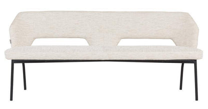 Must Living Eetkamerbank Bloom Polaris Naturel 190cm - Eetkamerbank - MUST Living - livinglovely.nl