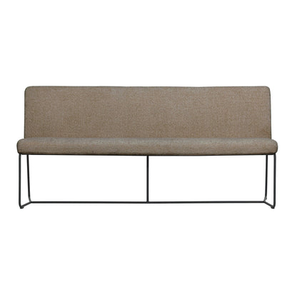 Must Living Eetkamerbank Zola Glossy Bruin 190cm - Eetkamerbank - MUST Living - livinglovely.nl