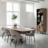 Must Living Eetkamerstoel Arca Bruin - Eetkamerstoel - MUST Living - livinglovely.nl