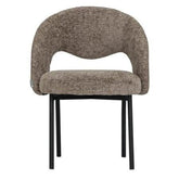 Must Living Eetkamerstoel Arca Bruin - Eetkamerstoel - MUST Living - livinglovely.nl