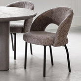 Must Living Eetkamerstoel Arca Bruin - Eetkamerstoel - MUST Living - livinglovely.nl