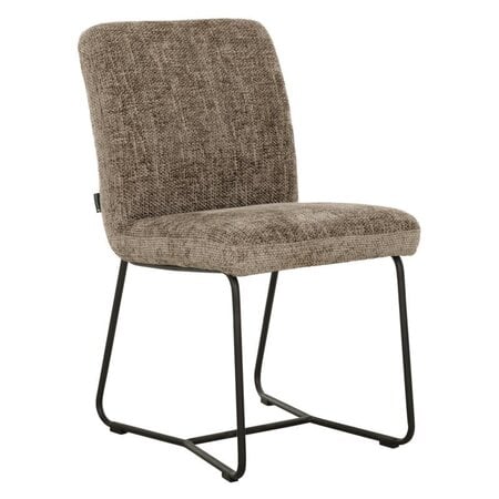 Must Living Eetkamerstoel Zola Bruin - Eetkamerstoel - MUST Living - livinglovely.nl