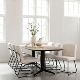 Must Living Eetkamerstoel Zola Glossy Naturel - Eetkamerstoel - MUST Living - livinglovely.nl