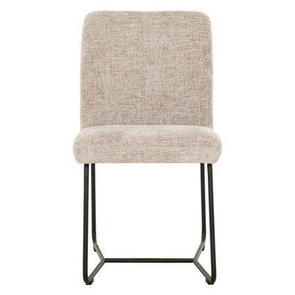 Must Living Eetkamerstoel Zola Glossy Sand - Eetkamerstoel - MUST Living - livinglovely.nl