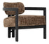 Must Living fauteuil Kelly Luxor Hazelnoot Zwart - Fauteuil - MUST Living - livinglovely.nl