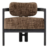 Must Living fauteuil Kelly Luxor Hazelnoot Zwart - Fauteuil - MUST Living - livinglovely.nl