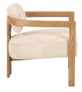 Must Living Fauteuil Kelly Luxor Sand Naturel - Fauteuil - MUST Living - livinglovely.nl