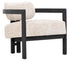 Must Living fauteuil Kelly Luxor Sand Zwart - Fauteuil - MUST Living - livinglovely.nl