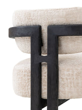 Must Living fauteuil Kelly Luxor Sand Zwart - Fauteuil - MUST Living - livinglovely.nl