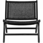 Must Living Fauteuil Lazy Loom Zwart - Fauteuil - MUST Living - livinglovely.nl