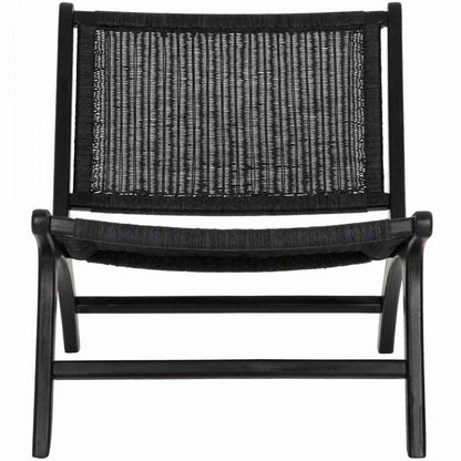 Must Living Fauteuil Lazy Loom Zwart - Fauteuil - MUST Living - livinglovely.nl