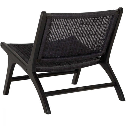 Must Living Fauteuil Lazy Loom Zwart - Fauteuil - MUST Living - livinglovely.nl